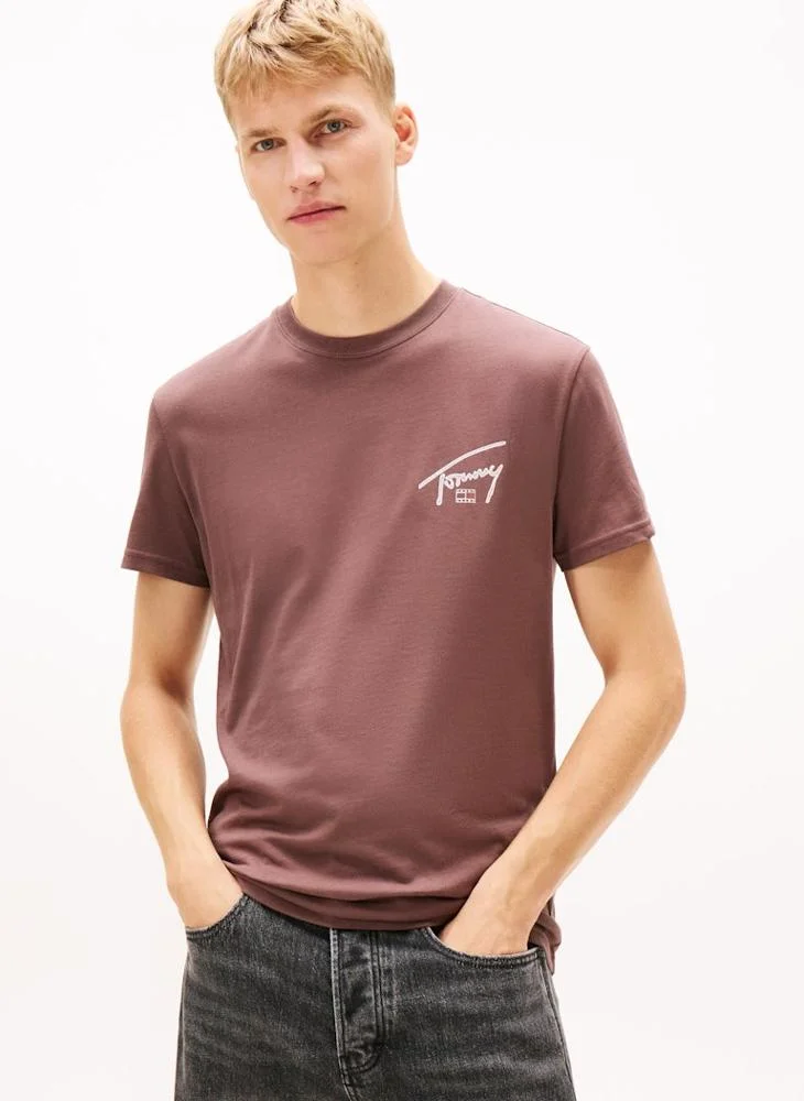 Regular Sign Backprint T-Shirt