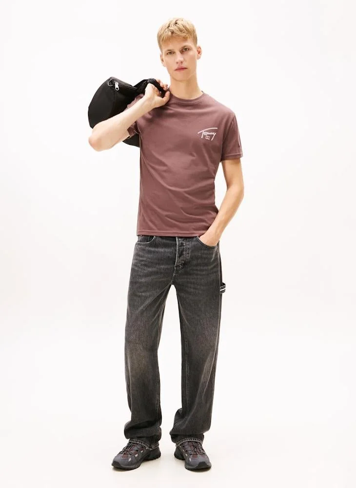 TOMMY JEANS  Regular Sign Backprint T-Shirt for Men | Best Price UAE