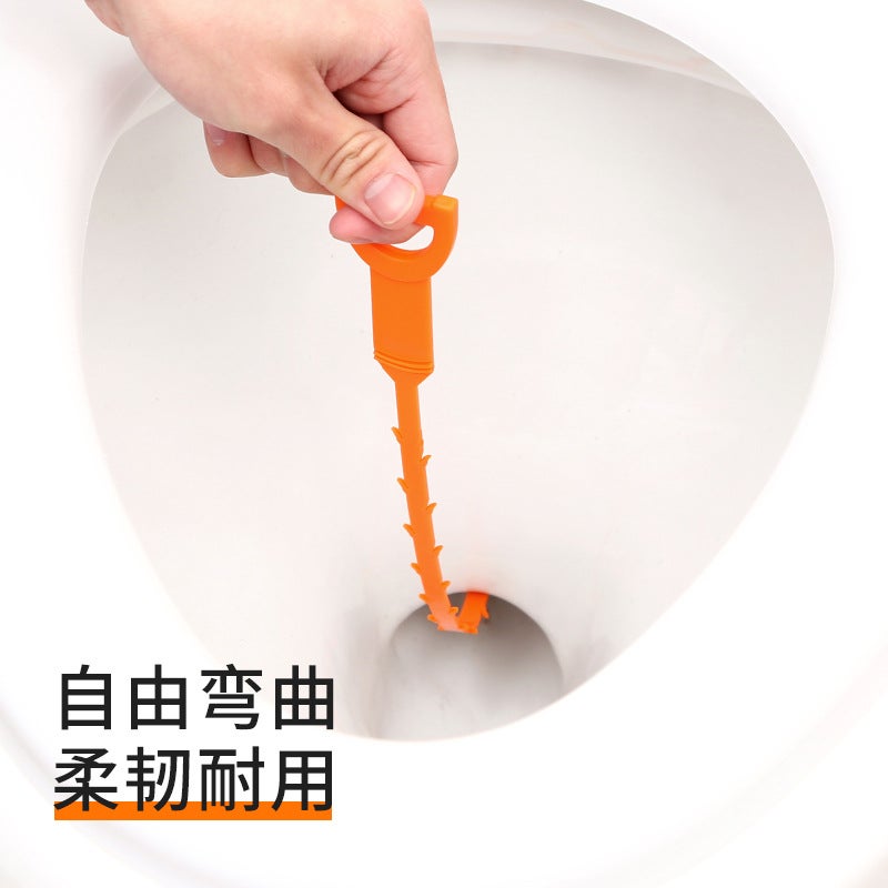 Japanese Pipe Dredger Sewer Hair Cleaner Face Washing Pool Cleaning Brush Water Pipe Tool - Image 5