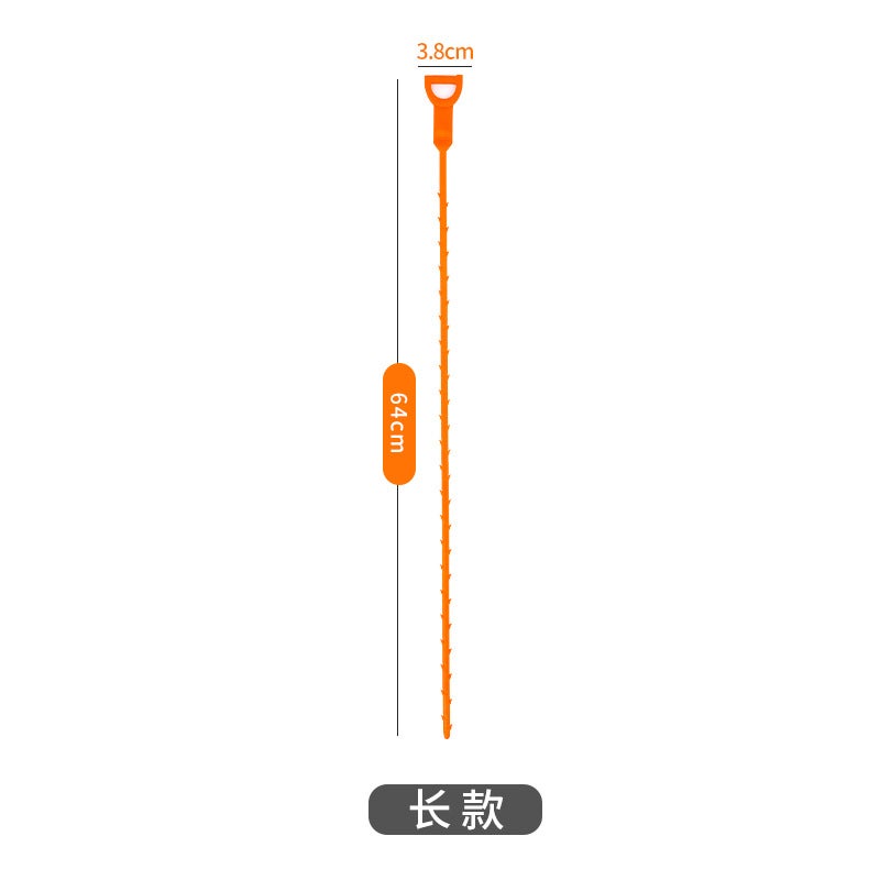 Japanese Pipe Dredger Sewer Hair Cleaner Face Washing Pool Cleaning Brush Water Pipe Tool - Image 1