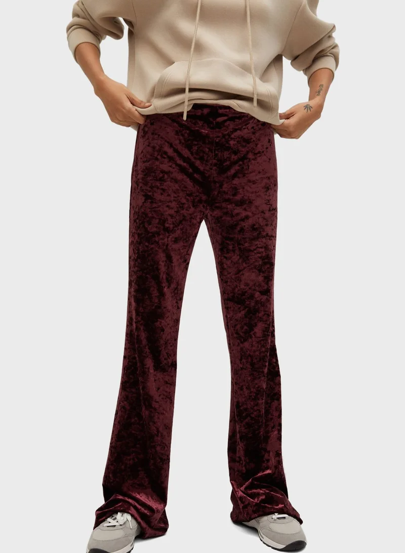 MANGO Ankle Grazer Pants