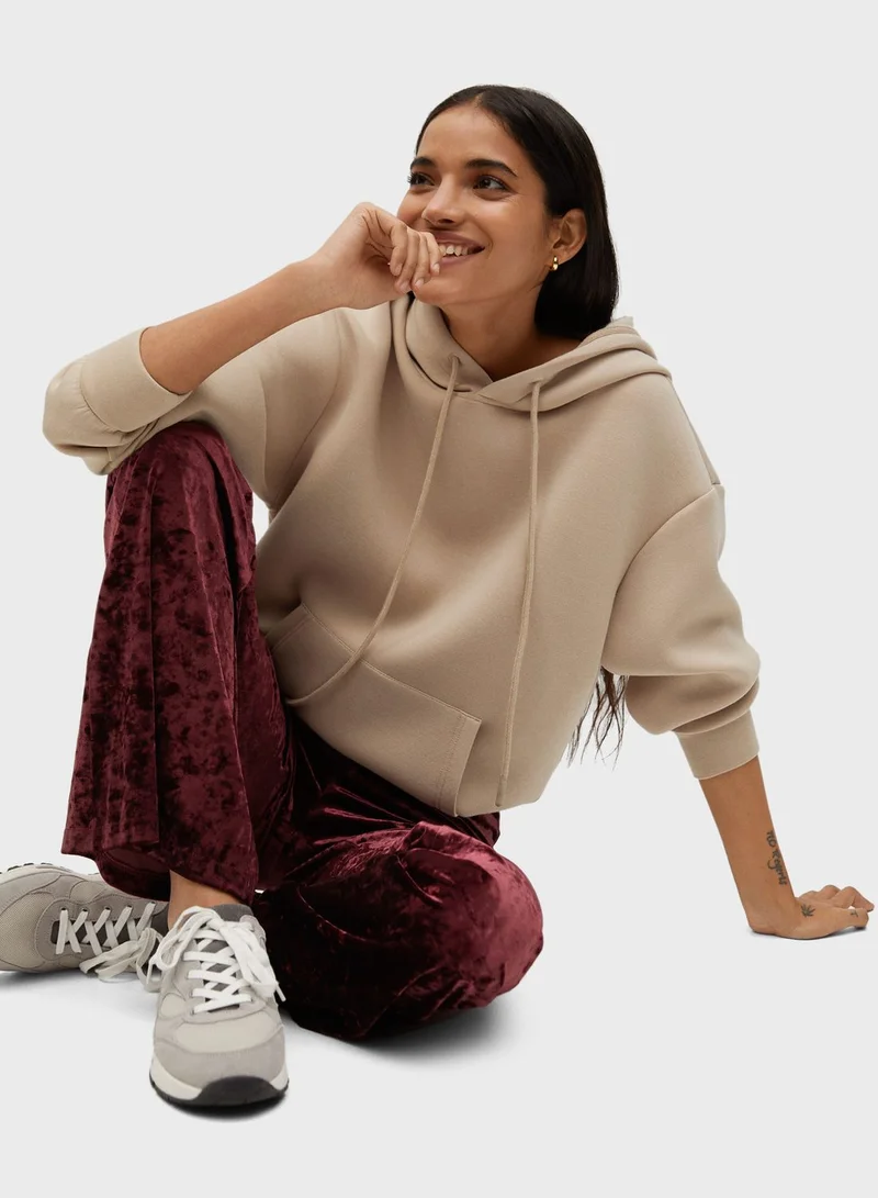 MANGO Ankle Grazer Pants