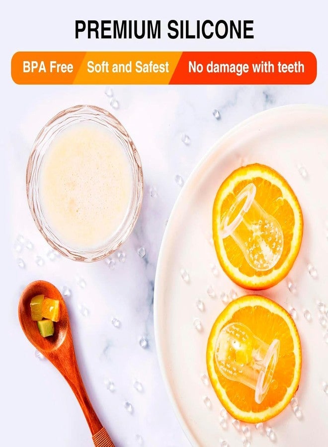 AEREX Stainless Steel Baby Feeding Bottle with Cleaning Brush & Silicone Fruit Nibbler | Insulated Leak-Proof Baby Milk Bottle | Safe BPA-Free Baby Feeding Set for Newborns & Toddlers (Yellow) - Image 5