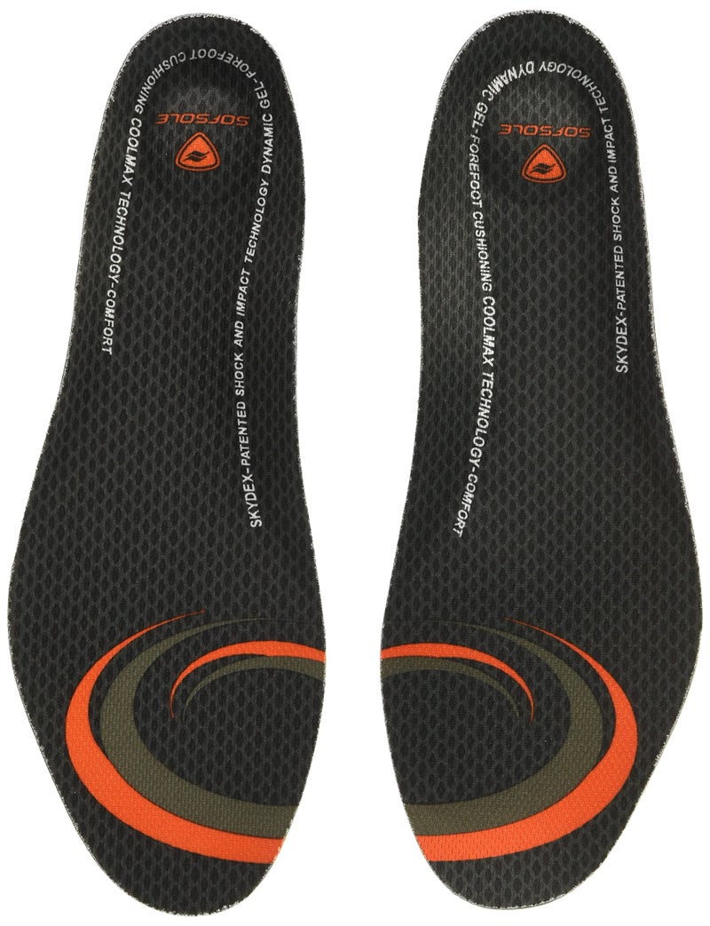 Sof Sole Insoles Men's AIRR Performance Full-Length Gel Shoe Insert, Men's 7-8.5 - Image 1