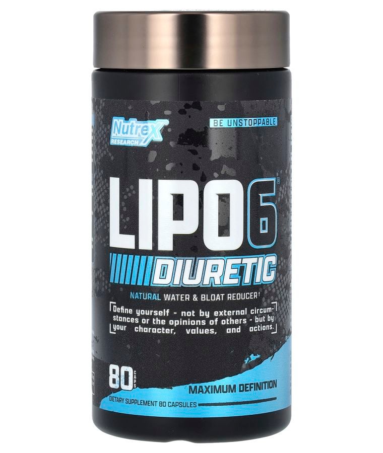 Nutrex Research LIPO-6 Diuretic 80 Capsules