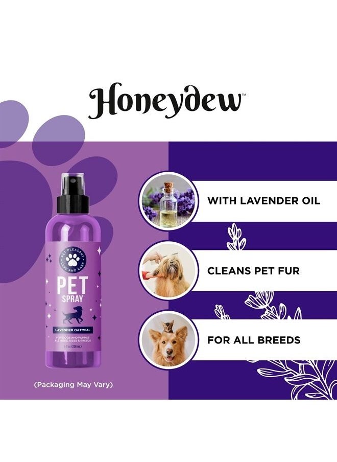 Honeydew - Lavender Oil Dog Deodorizing Spray - Dog Spray for Smelly Dogs and Puppies and Dog Calming Spray with Lavender Essential Oil - Lightly Scented Dog Deodorizer for Smelly Dogs and Dog Essentials - Image 1