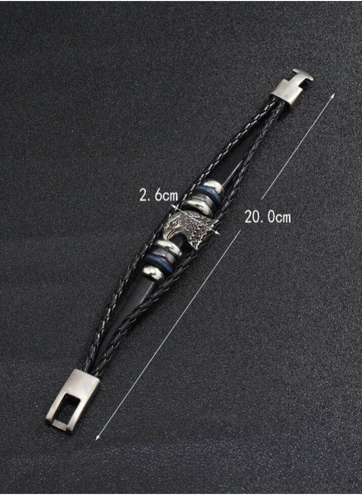 Luxury Concept - Elegant High Quality Of PU Leather Bracelet For Men - Image 1