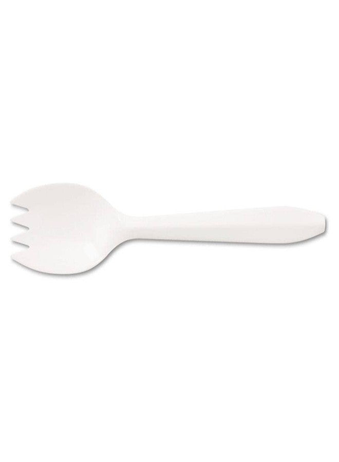 Concession Essentials Plastic Spork. 5.5 inches. Pack of 125 Count - Image 2