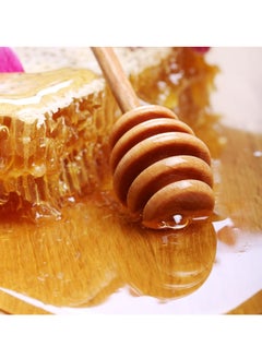 Oasisgalore 2 Pcs Wooden Honey Mixing Stirrers Dipper Sticks Honey Dippers Spoons  - Image 3