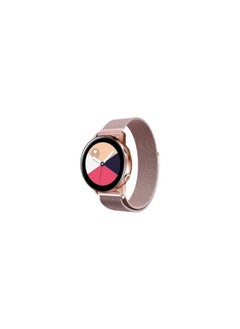 CATANES Samsung Galaxy Watch Active / Active 2 / Galaxy Watch 4 / Watch 4 Classic Milanese Stainless Steel Band 20mm Replacement Strap Rose Pink  - Image 1