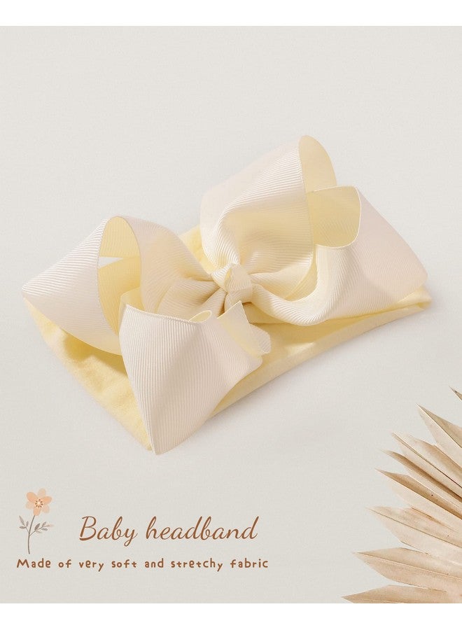 doboi 12Pcs Baby Girl Bows Baby Headbands Ribbon Bow Nylon Headbands Hair Accessories Big Baby Bows For Baby Girls Infant Newborn Toddler - Image 5