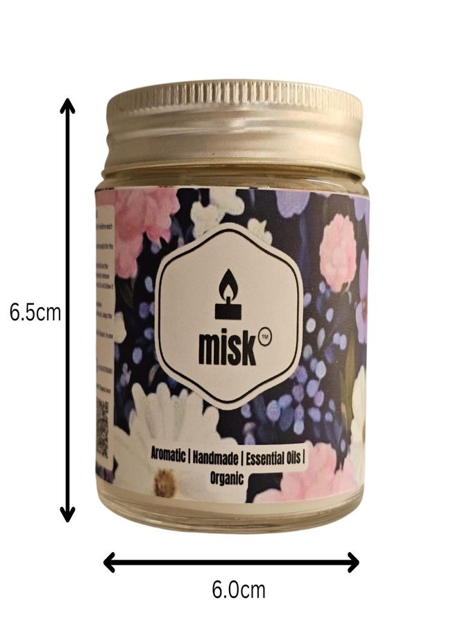 Misk Soy Wax Lily Scented Candles, Handmade, Aromatic - Image 5