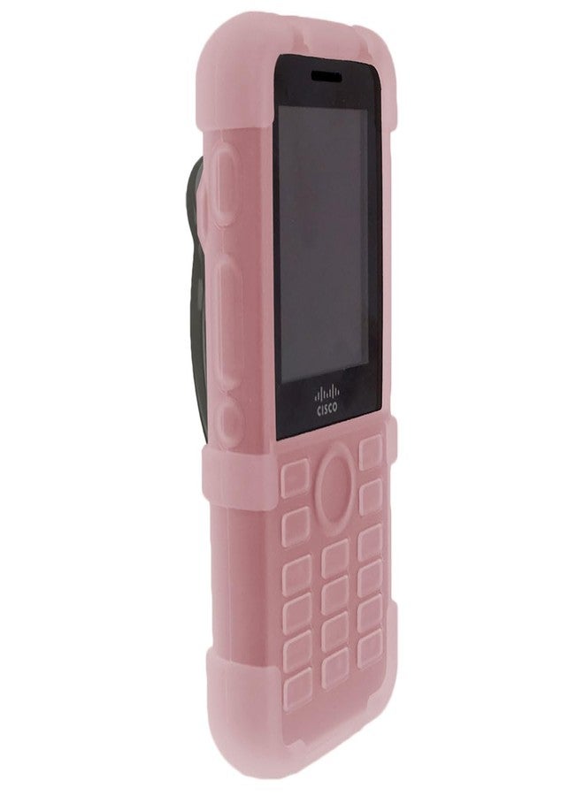 Artisan Power Silicone Case with Rotating Belt Clip for Cisco 8821 and 8821-EX Phones (Pink) - Image 2