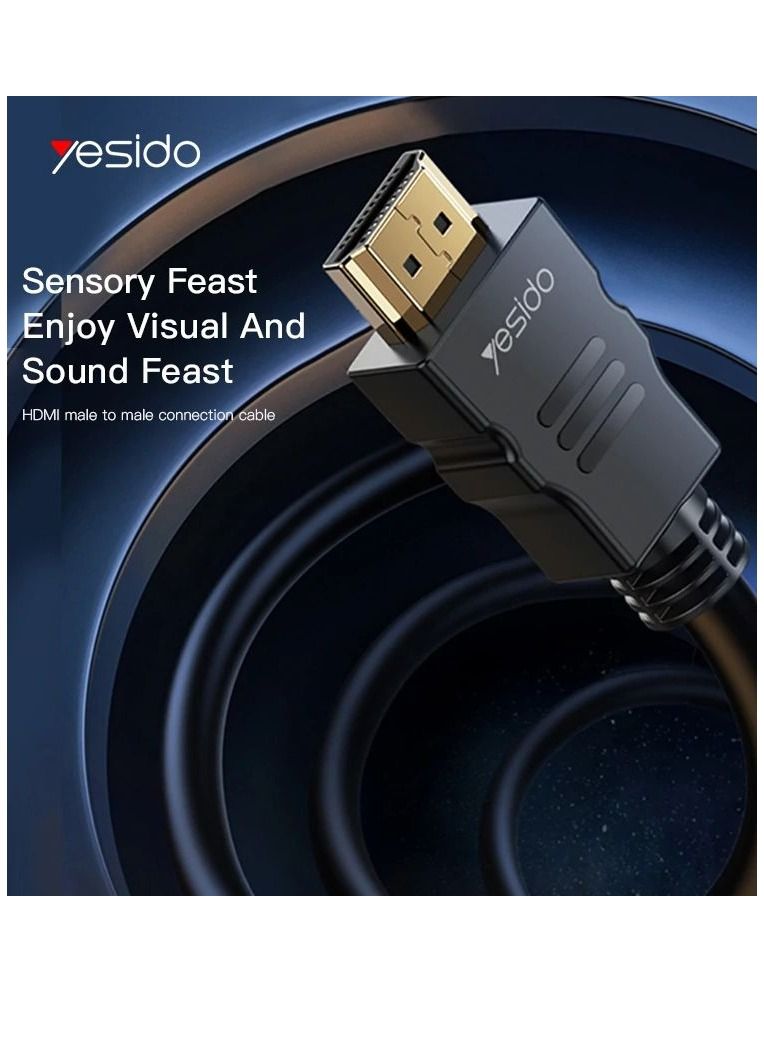 Yesido 4k 30Hz Ultra-clear HDMI Cable HD Display Video Cord For Computer TV Projector Hm09  - Image 2
