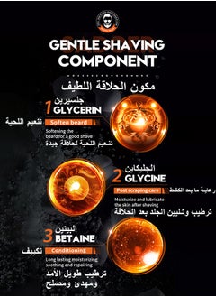 سادور رغوة الحلاقة موس الحلاقة المرطبة للرجال كريم الحلاقة السفر لطيف اللحية تليين كريم الحلاقة للرجال تهدئة البشرة وترطيب جل حلاقة شعر الوجه  - Image 5
