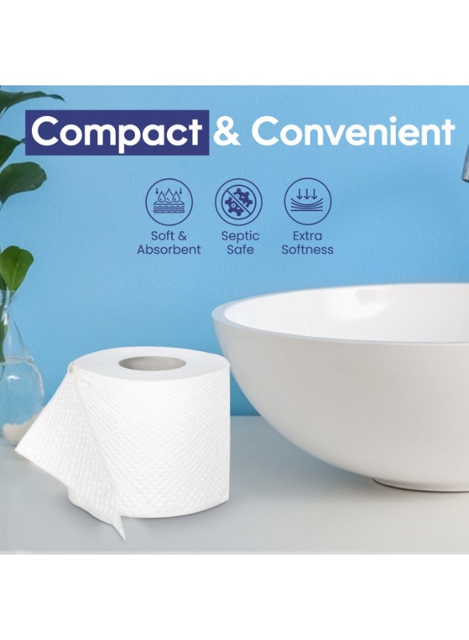 SNH Packing Soft N Hygienic Toilet Paper Tissue Roll Pack of 20 Embossed 200 Sheets x 2 Ply - Image 5
