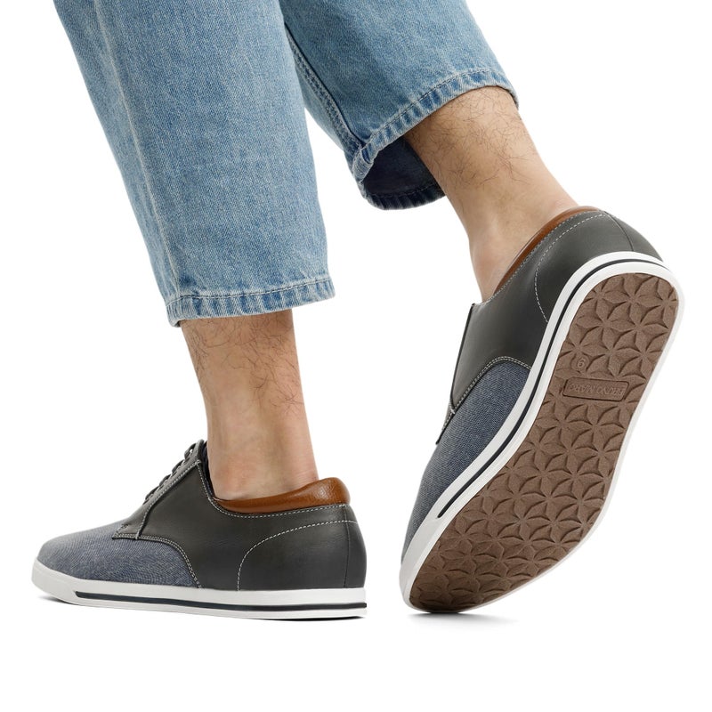 Bruno Marc Men's Oxfords Sneakers Casual Dress Shoes,Size 11,Grey,RIVERA-01 - Image 3