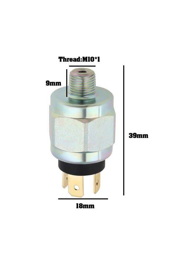 Micro Traders Brake Light Switch 3-Pole 113945515G M10X1 Thread Compatible With Vw Beetle Karmann Bus & Co Sensor - Image 4