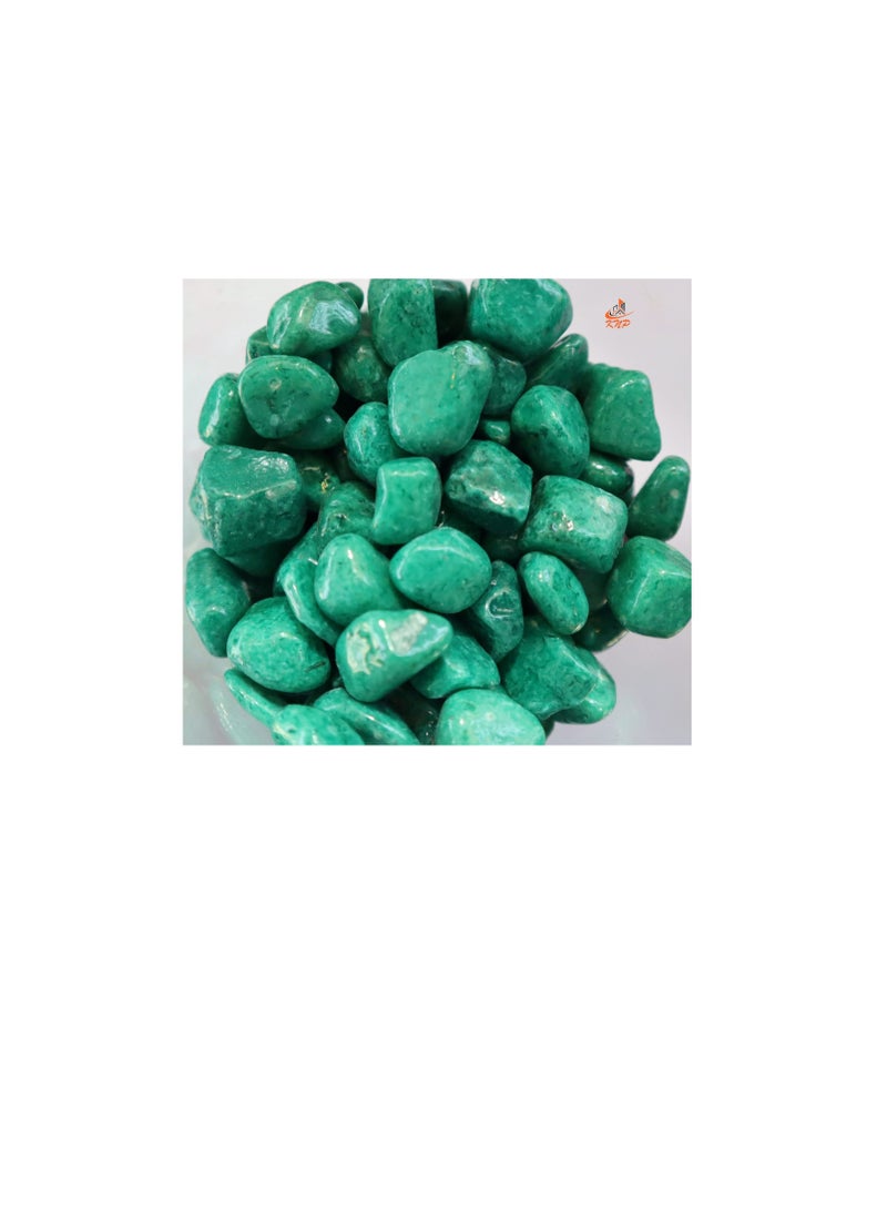 KNP Light Green Decorative Painted Pebbles Aquarium 10-15mm 20 kg - Image 2