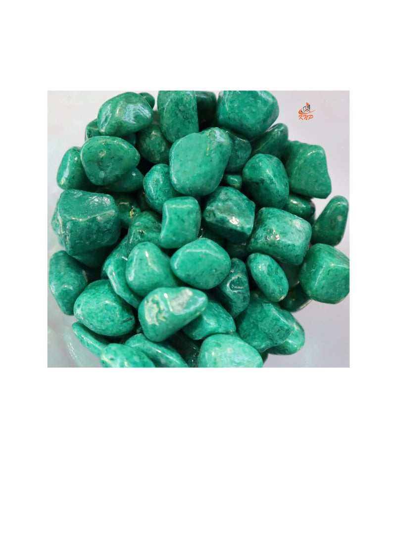 KNP Light Green Decorative Painted Pebbles Aquarium 10-15mm 20 kg - Image 3