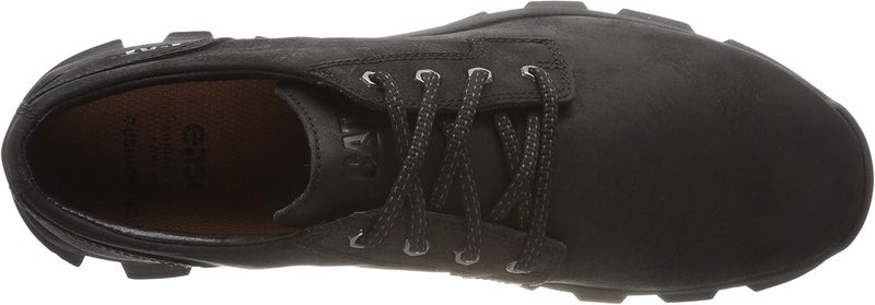 CATERPILLAR أحذية جلدية سوداء للرجال مع أربطة - Image 5