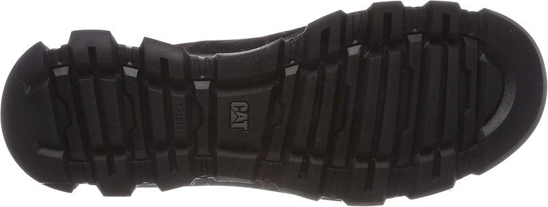 CATERPILLAR أحذية جلدية سوداء للرجال مع أربطة - Image 4
