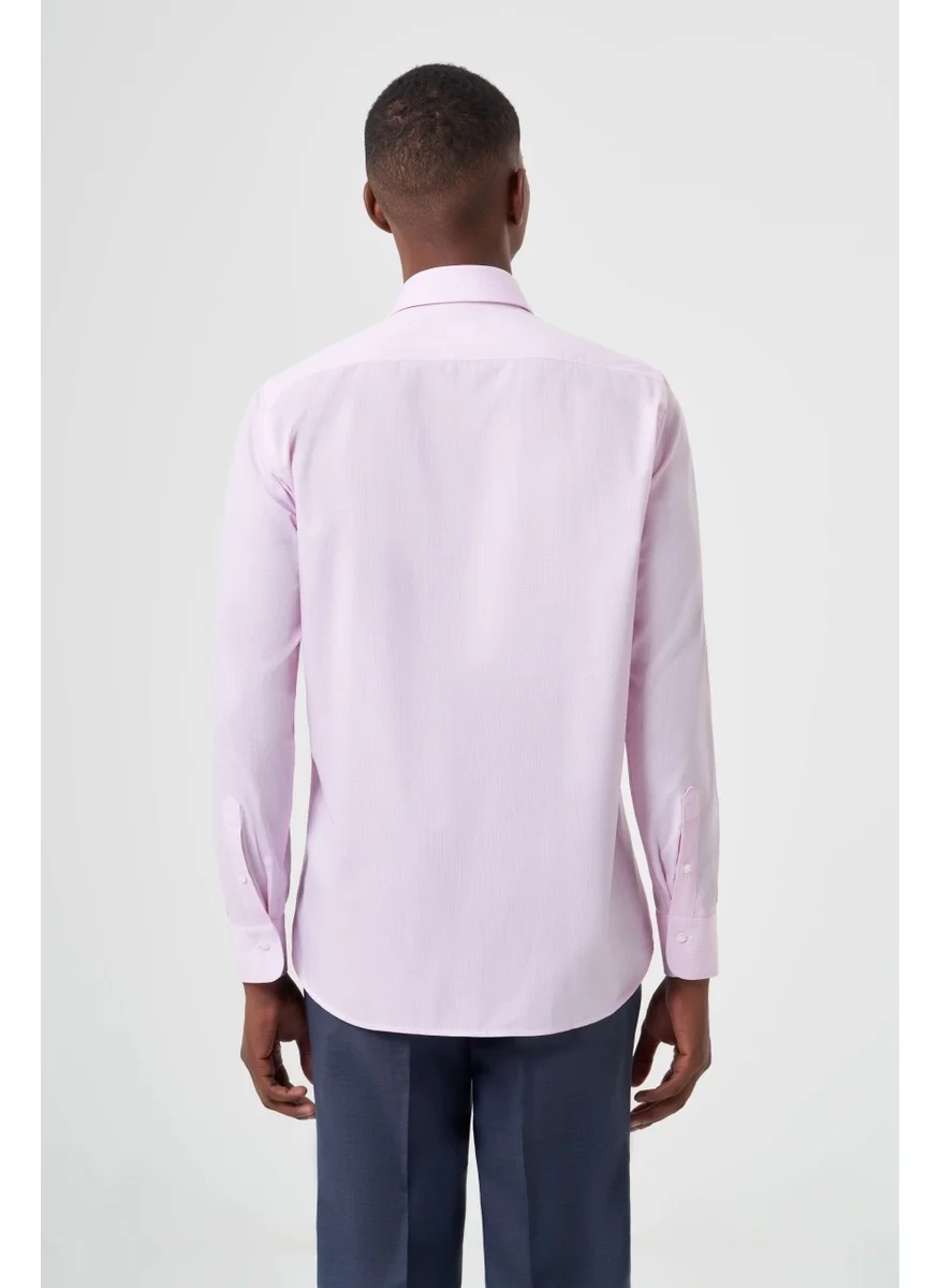 Bisse Men's Regular Fit Classic Shirt Pink GM23K232025_D29