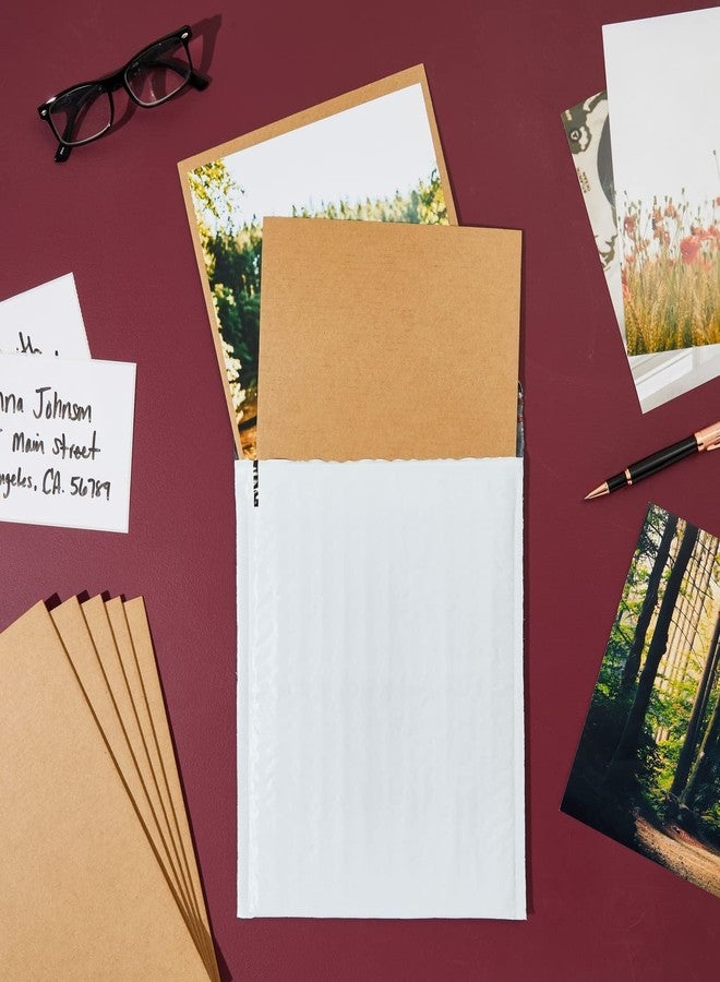 Juvale Corrugated Cardboard Sheets Inserts for Packing, Mailing, Crafts (Kraft Brown, 8.5 x 11 Inches) -24-Pack - Image 2
