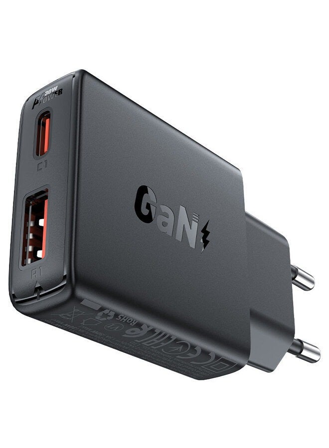 أسيفاست شاحن حائط سريع الشحن PD30W GaN ثنائي المنفذ - Image 1