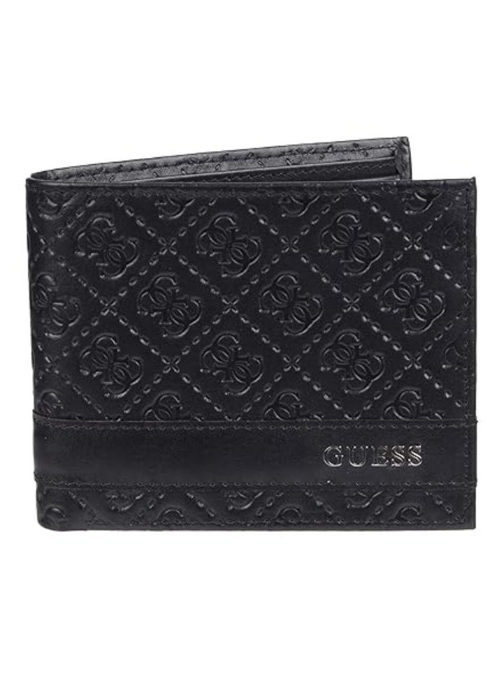 GUESS - GUESS Logo Leather Multi Pocket Wallet For Men - Image 1