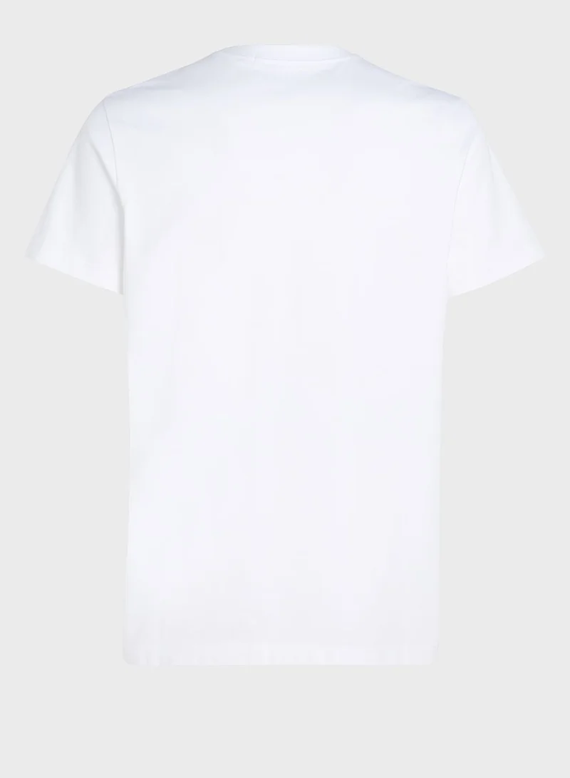 Calvin Klein Jeans Disrupted Outline Monologo T-Shirt