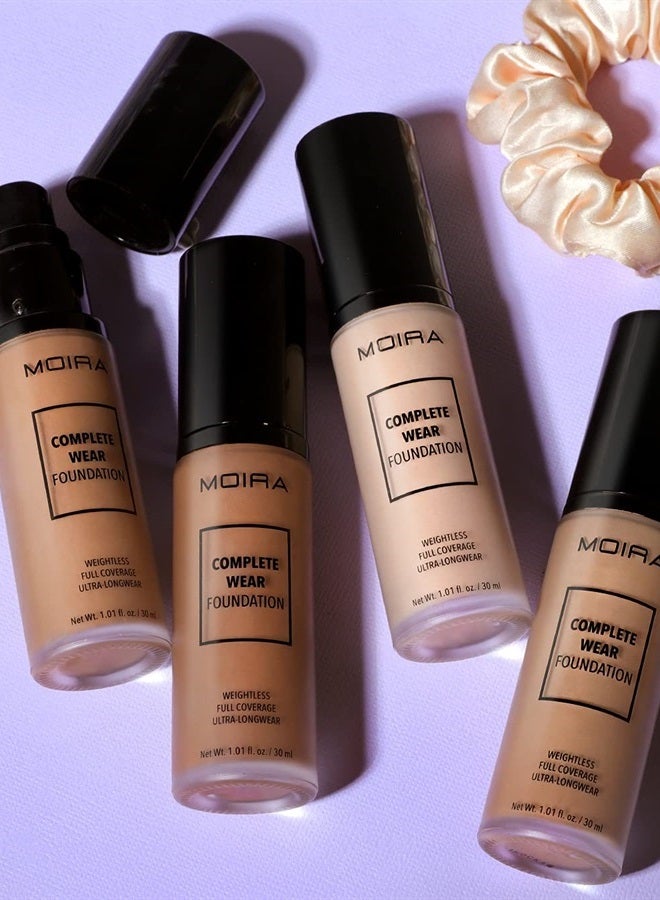 moira Complete Wear Foundation (400, Natural Beige) - Image 4
