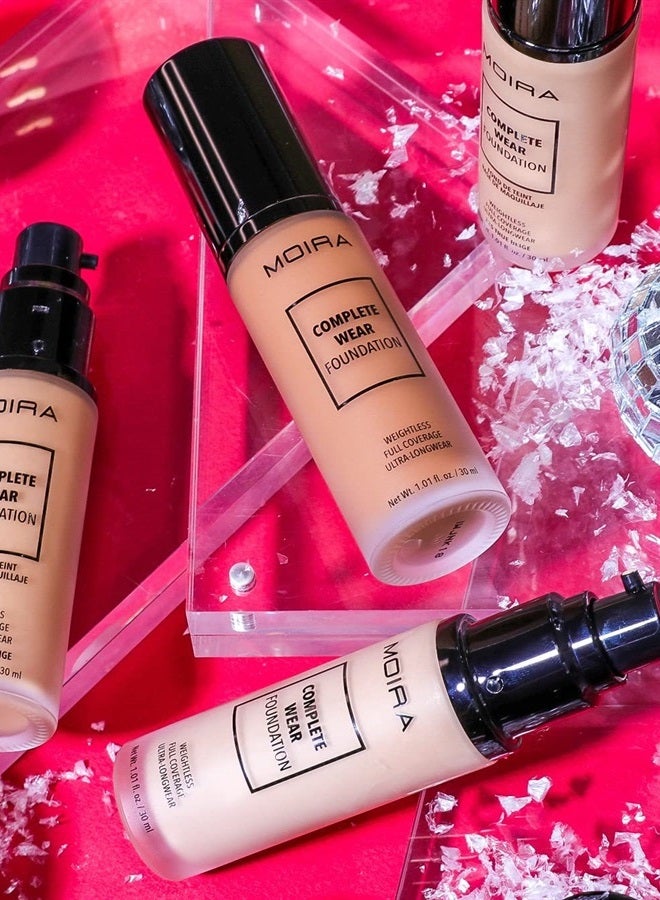 moira Complete Wear Foundation (400, Natural Beige) - Image 5