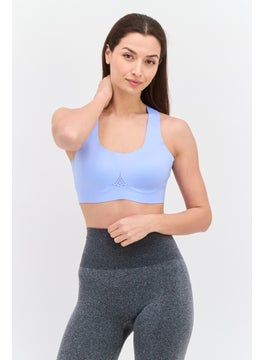 Reebok Women Sportswear Fit Training Bra, Blue  - Image 1