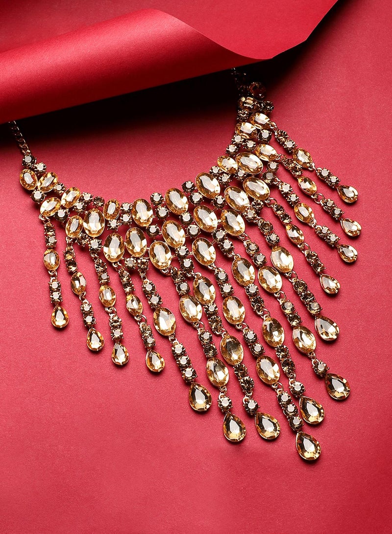 SOHI Contemporary Statement Artificial Necklace Jewellery - Image 2