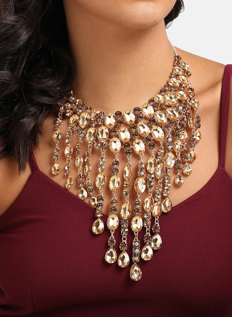 SOHI Contemporary Statement Artificial Necklace Jewellery - Image 4