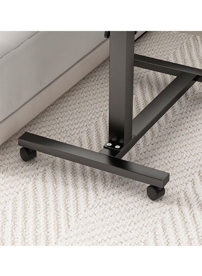 keke Home Office Computer Table Adjustable Height Laptop Desk with Wheels - Image 4