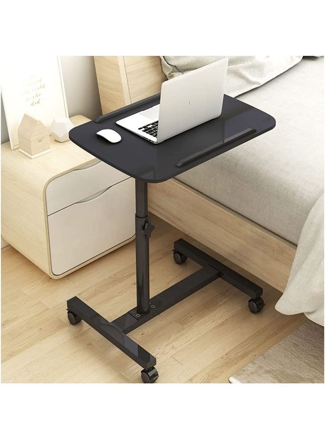 keke Home Office Computer Table Adjustable Height Laptop Desk with Wheels - Image 3