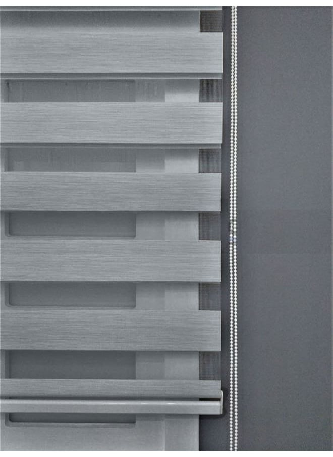 Panix Blinds - Gray Zebra Blinds - Image 1