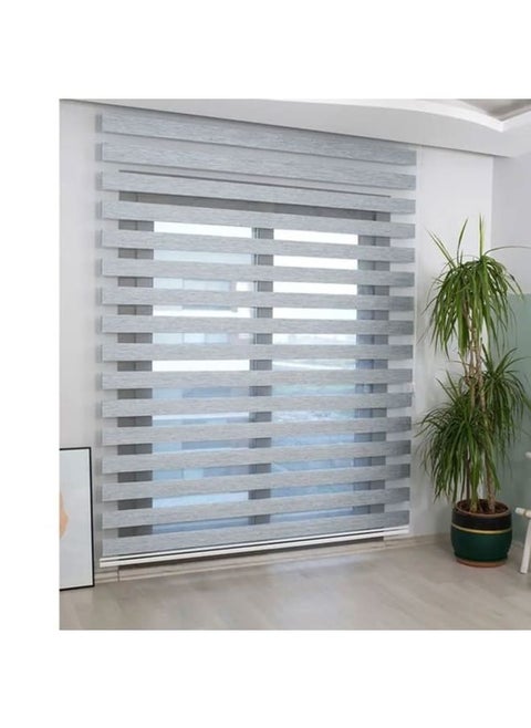 Gray Zebra Blinds