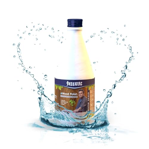 Sheenlac Water Based Wood Varnish 500ml — Glossy Finish | Odorless & Non-Flammable | 100% Lead-Free | Quick Dry | High Water Resistance | Eco-Friendly Interior Polish for All Furniture - Image 1