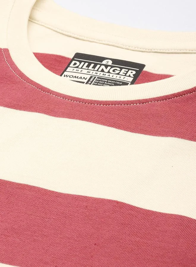 Dillinger Women Oversized Striped T-Shirt