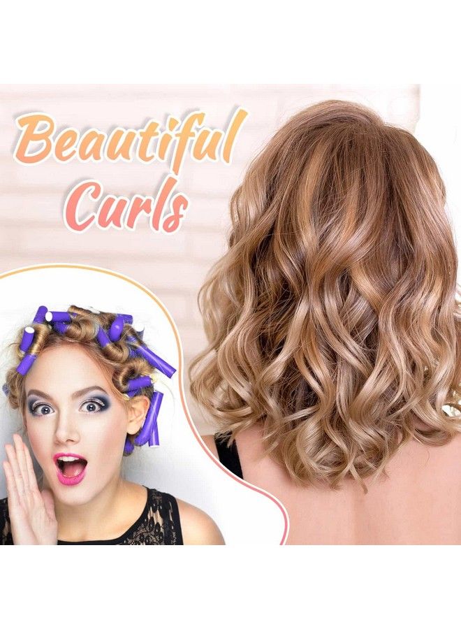 selizo 30Pcs 9.45" Flexible Curling Rods Heatless Hair Rollers Curlers With 3 Sizes Foam Curlers Hair Rods For Short And Long Hair - Image 3