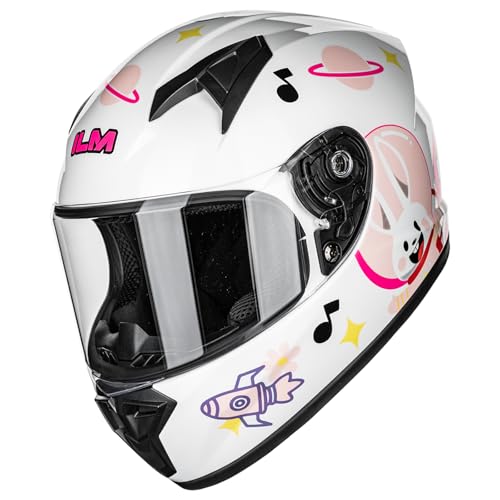 ILM Youth Kids Full Face Motorcycle Helmets DOT ECE Motocross ATV Dirt Bike Street Helmet Model MF521 - Image 1