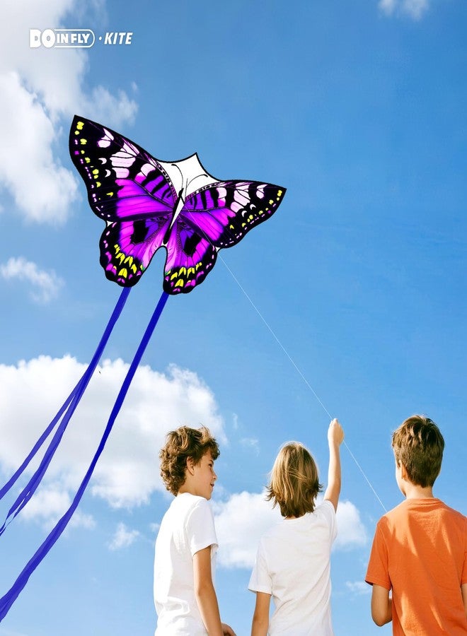 DoinFly Butterflys for Kids, Beautiful Kite Easy to Fly for Beginners with 328 ft Line & Line Winder (Tiger-Striped Butterfly - 3, 3) - Image 4