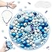 aeloer Picky Pad Fidget Toy 4 Large Sensory Skin Picking Relief with Ceramic Beads DIY Bracelet Making Anxiety Stress Relief for Adults Silent Desk Toy for Trichotillomania ADHD - Image 2