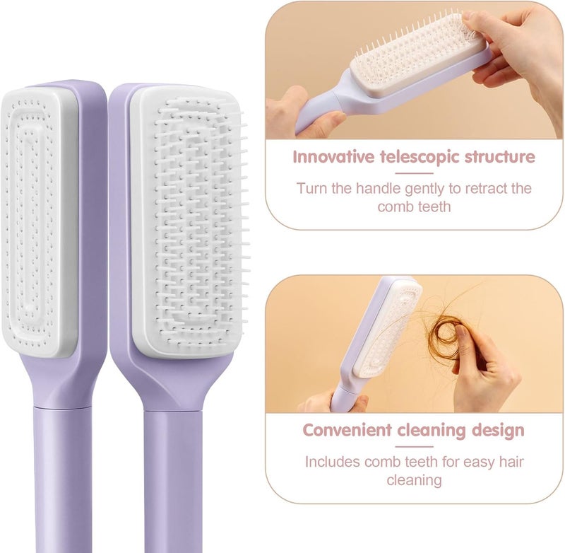 ALKAYAN One-Click Rotating Telescopic Brush with Airbag Massage, Self-Cleaning and Su... - Image 2