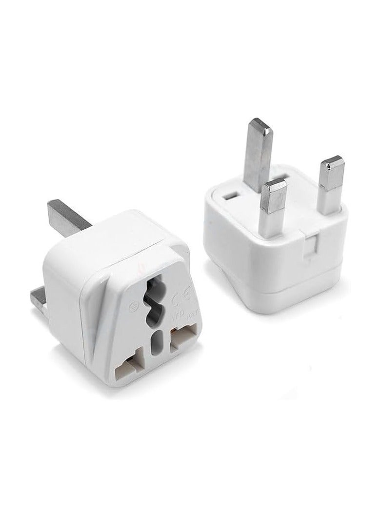 erorex Universal Travel Adapter Plug Type G [2 pcs] - use in the UK, Ireland, Hong Kong, Malta, Malaysia, Singapore - Image 4