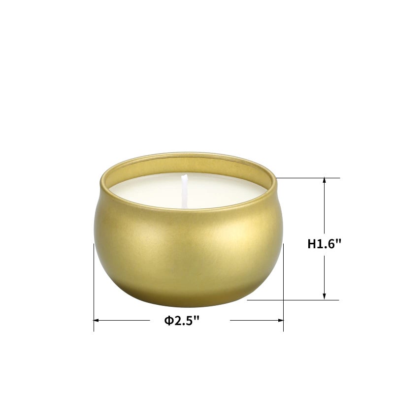 qinxiang Scented Candles Gifts Set,16 Pack Natural Soy Wax Travel Tin Jar Candles for 2.5 OZ Aromatherapy Candles for Family Gatherings, Festive Candles - Image 3