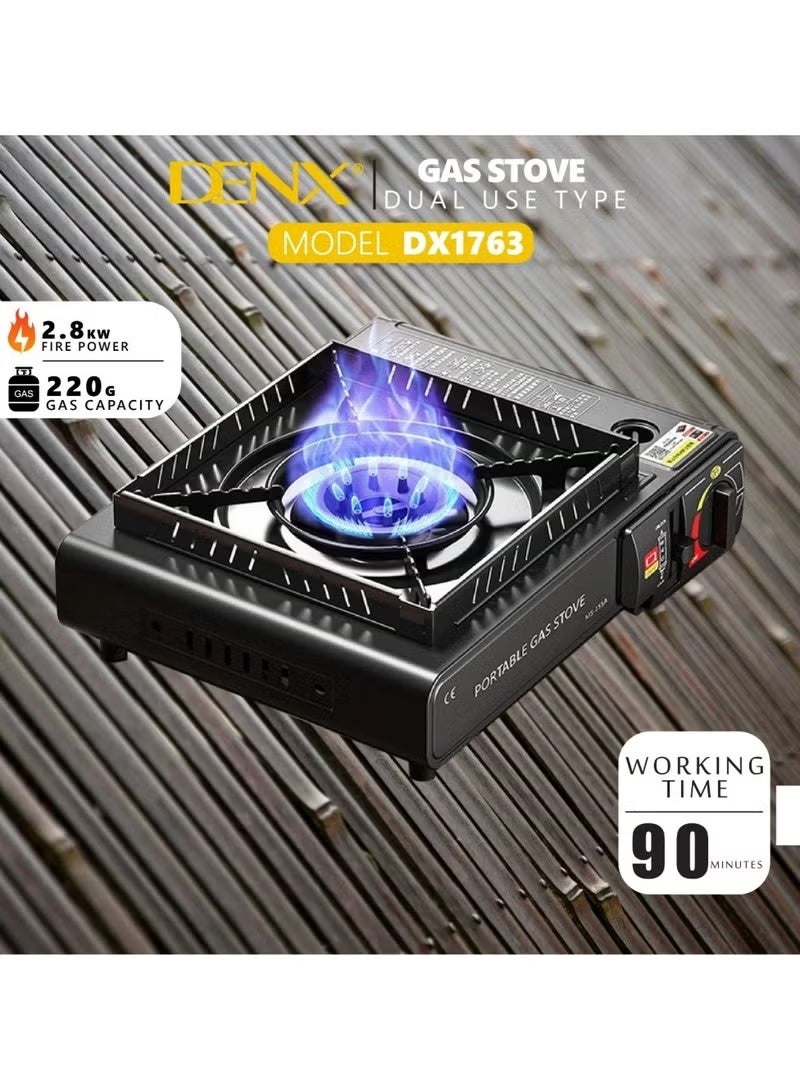 Denx Portable Gas Stove for Outdoor Camping, BBQ and Home - By Dinex - Image 1
